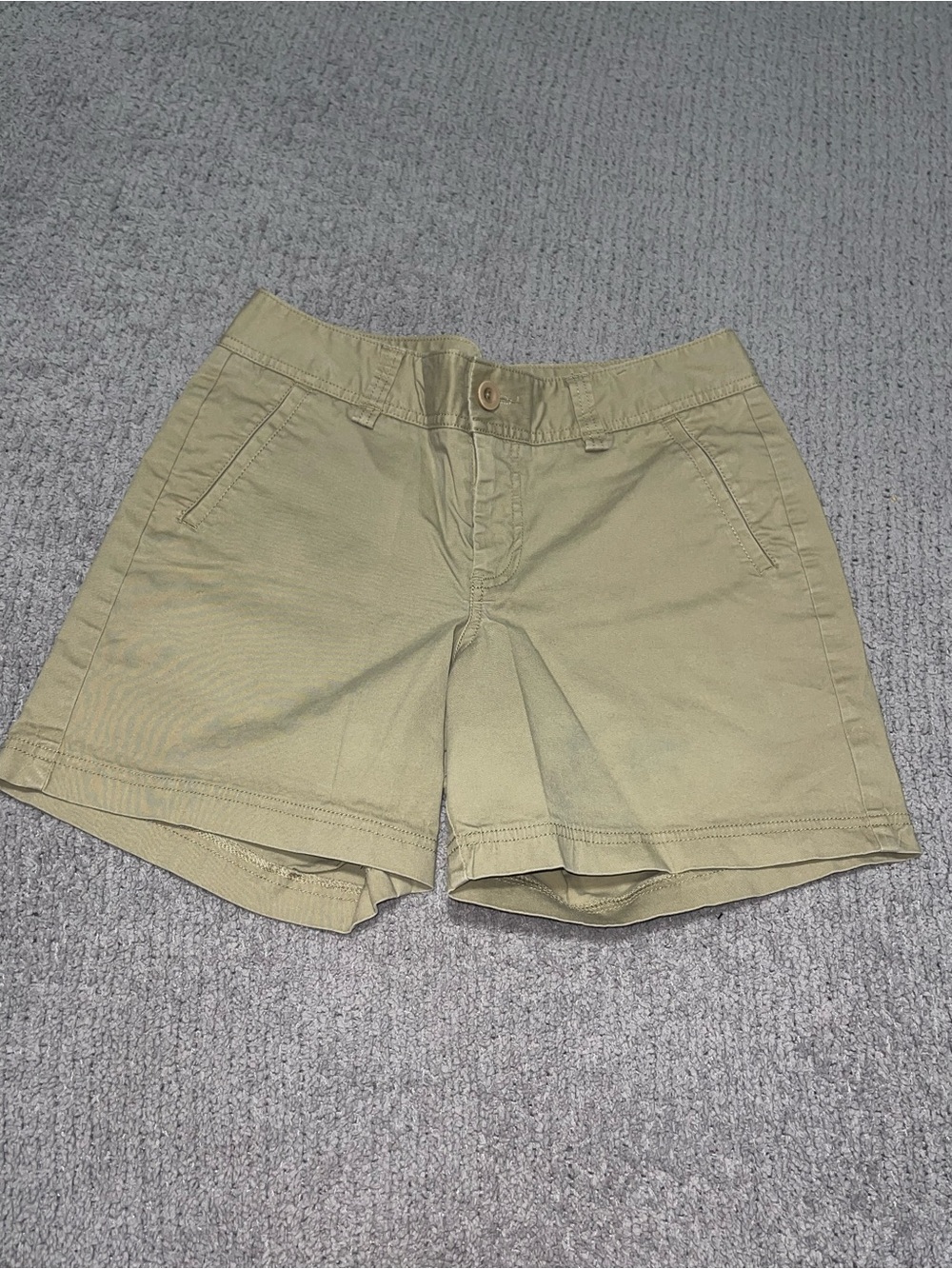 Dockers Khaki Stretch Cotton Shorts